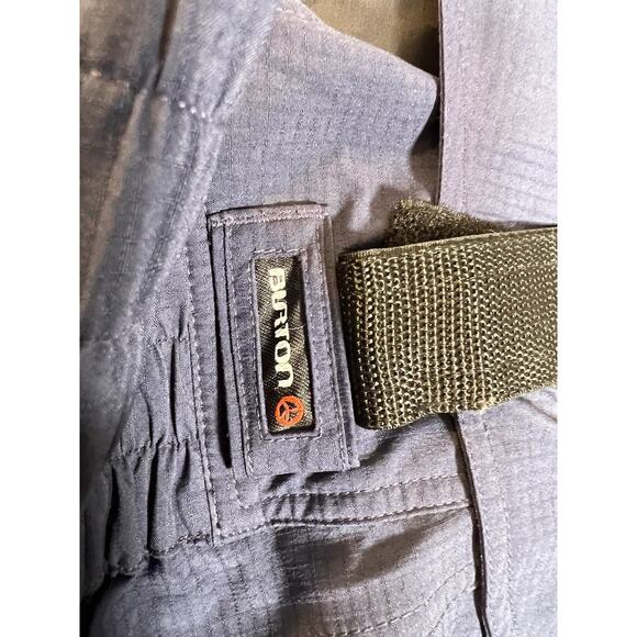 Burton AK GORE-TEX ? Snowboard Bib Pant Women's Blue Size Medium Ripstop - Picture 13 of 16